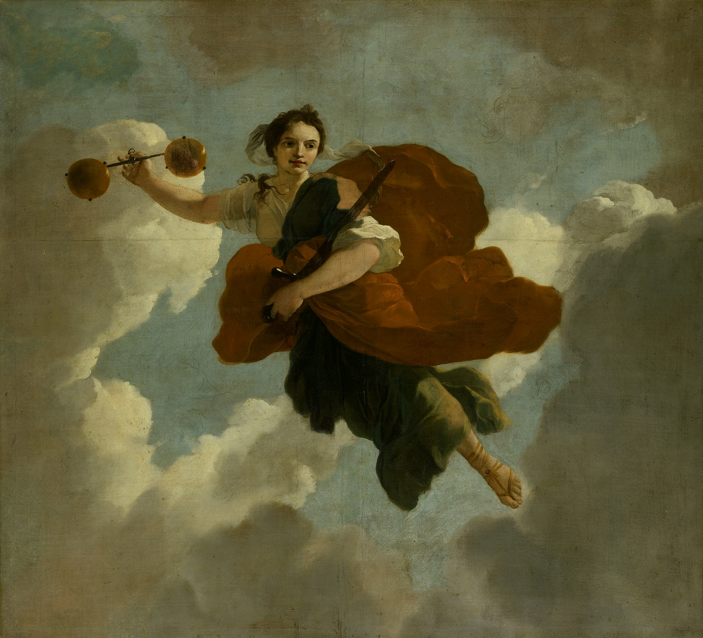 Gerard de Lairesse, Justitia : Allegorische voorstelling van de verzorging van leprozen en onnozelen