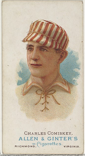 Allen & Ginter, Charles Comiskey, Baseball Player, from World's Champions, Series 1 (N28) for Allen & Ginter Cigarettes