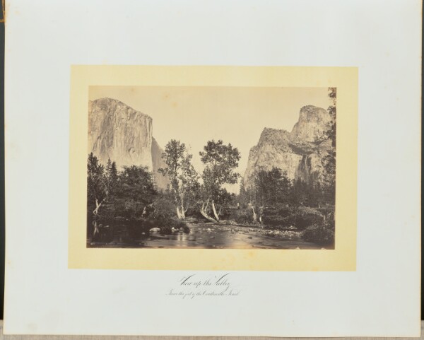 Carleton Watkins, View up the Valley From the foot of the Coulterville Trail.