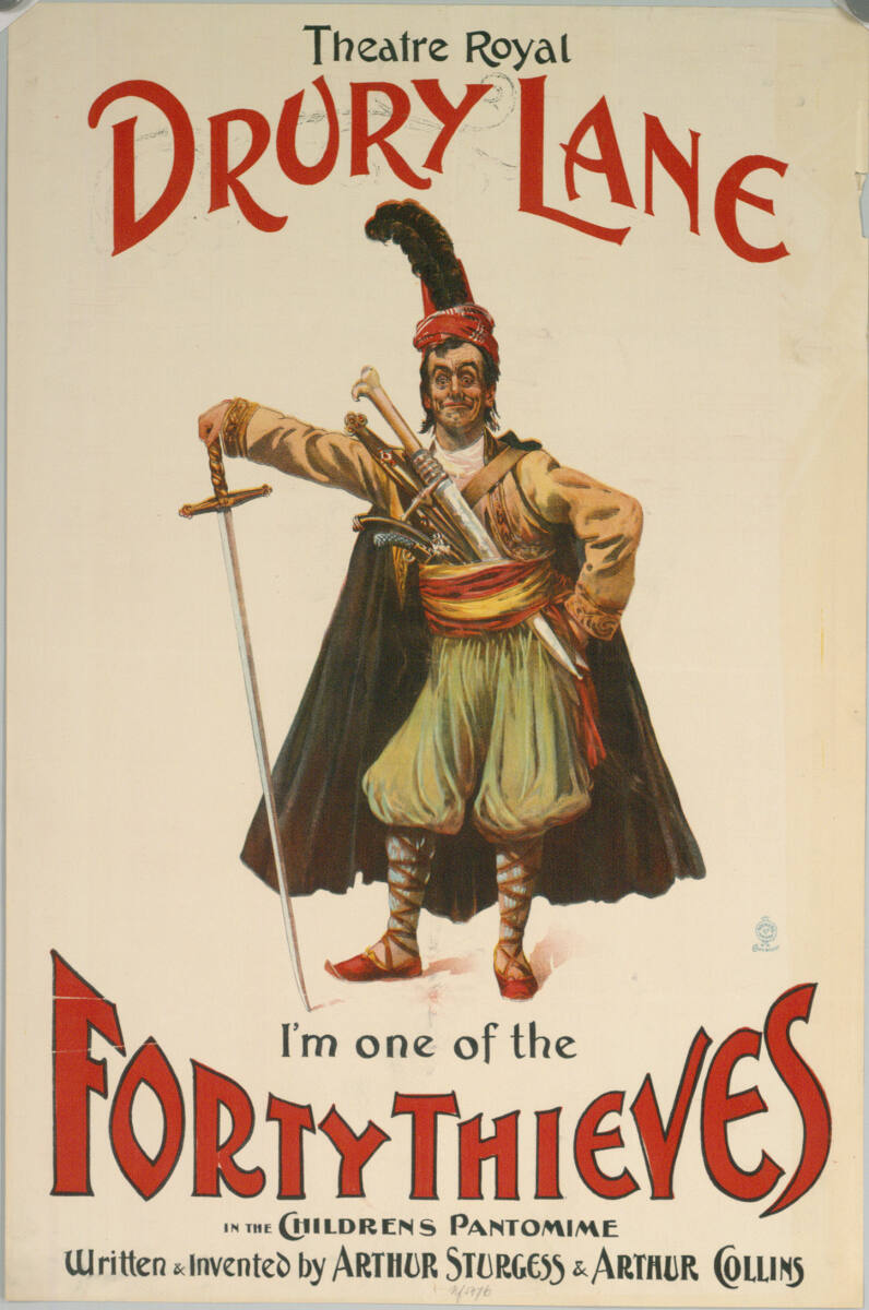 Anonym, DRURY LANE; FORTY THIEVES; IN THE CHILDREN'S PANTOMIME