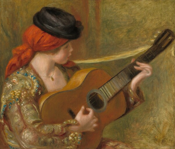 Auguste Renoir, Young Spanish Woman with a Guitar