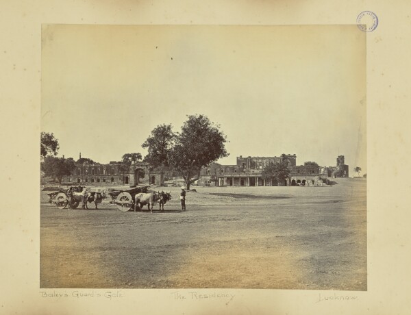 Samuel Bourne, Lucknow; Bailey [sic] Guard, Residency etc., General View