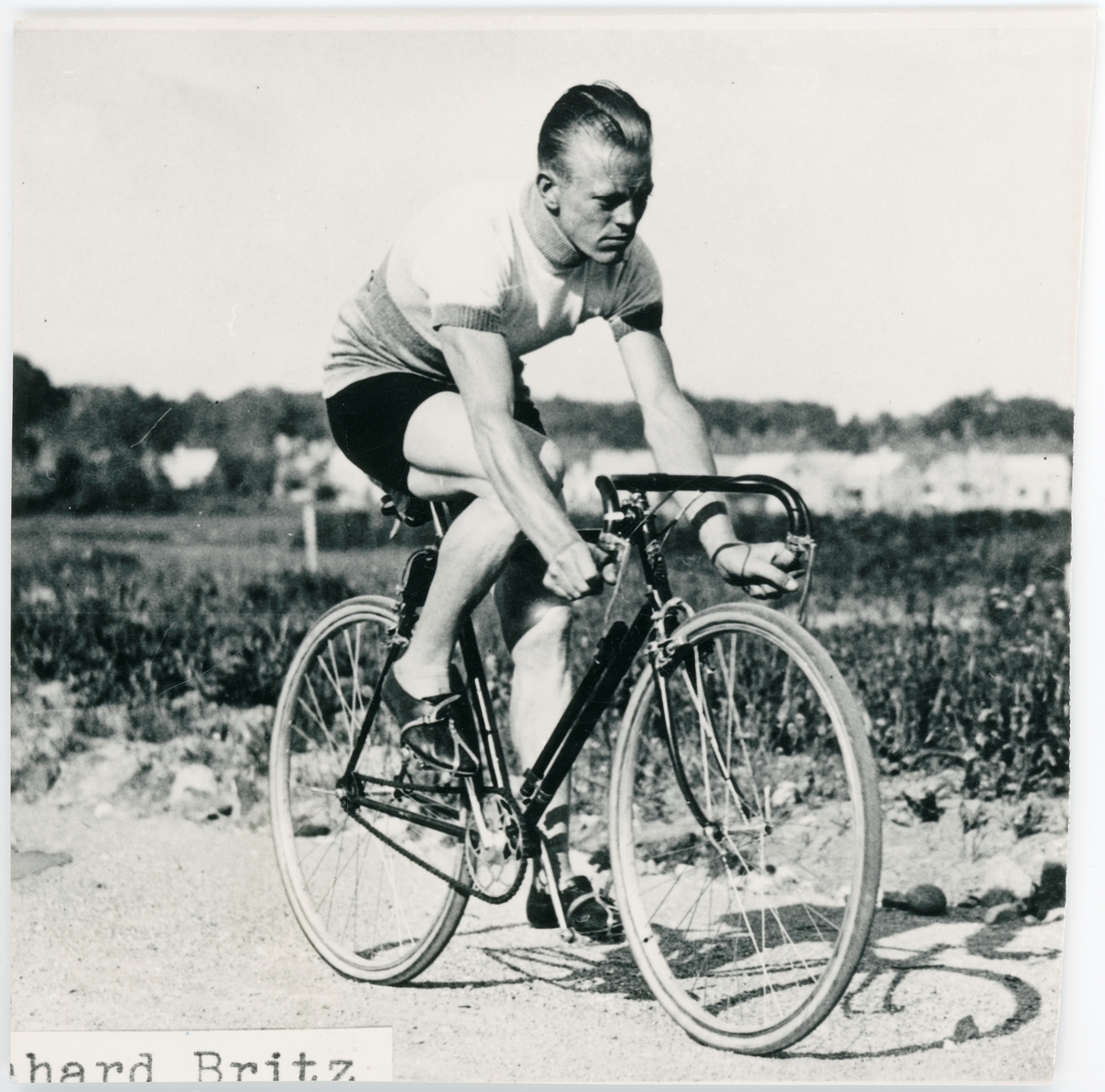 Okänd,, The racing cyclist Bernhard Britz, Uppsala