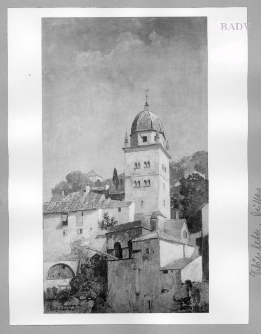 Gustav Schönleber, Landscape: Italian church