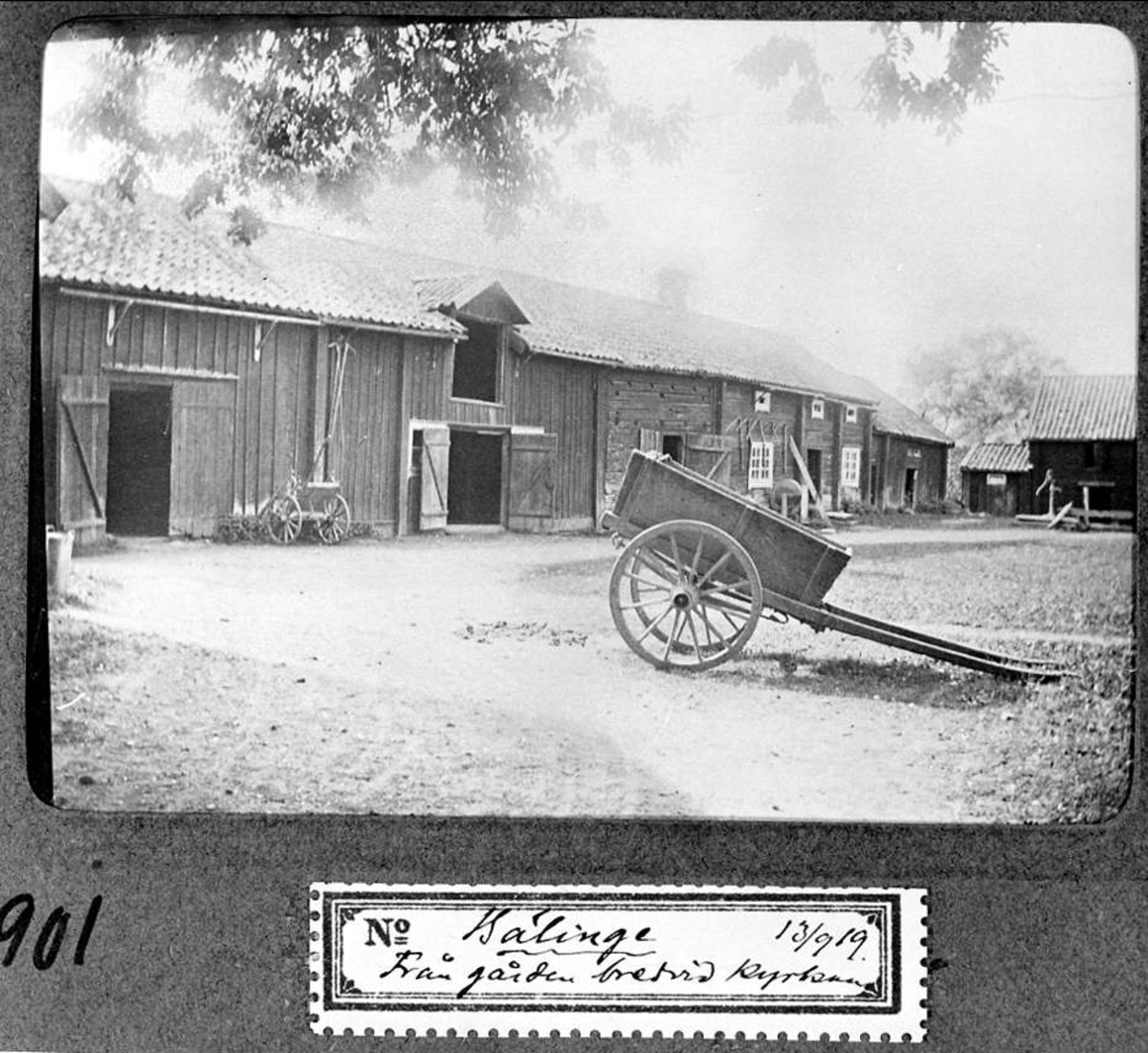 August Fredrik Schagerström, Farm Environment, Bälinge parish, Uppland1919
