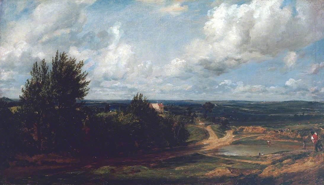 John Constable, Hampstead Heath, with the House Called ‘The Salt Box’