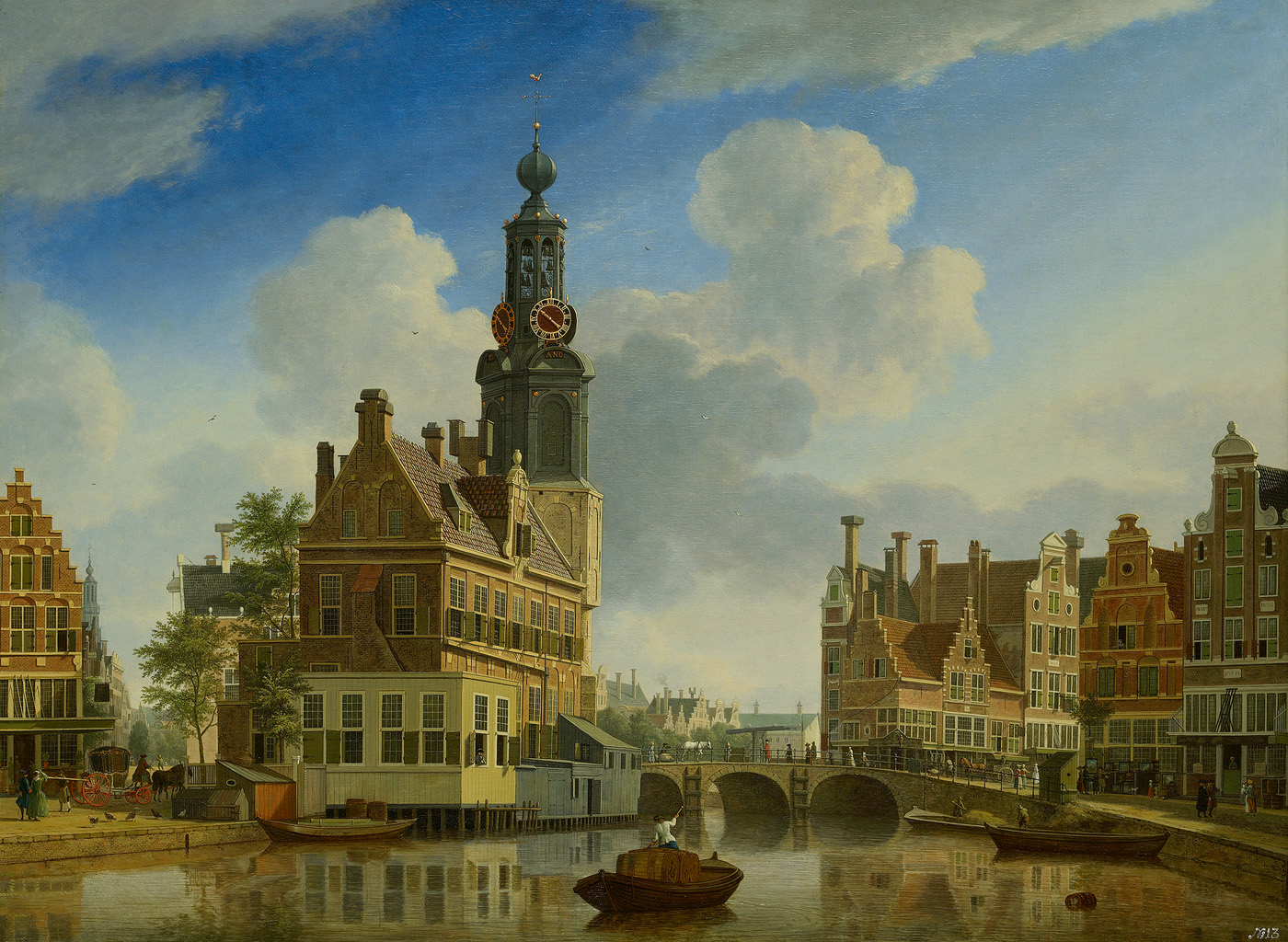 Jan ten Compe, Mint Tower viewed from Singel