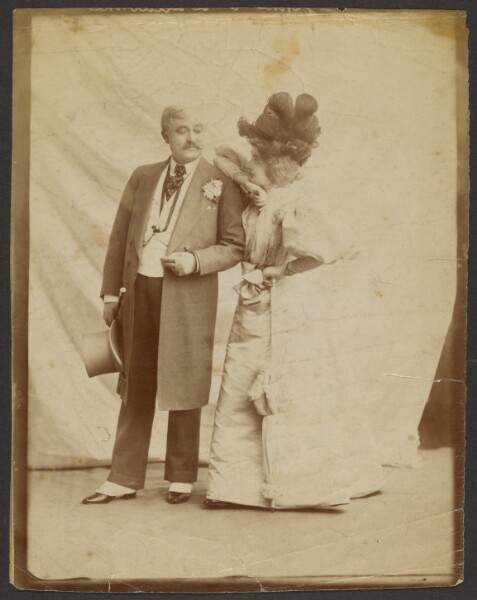 Unknown, [Portrait of man and woman]