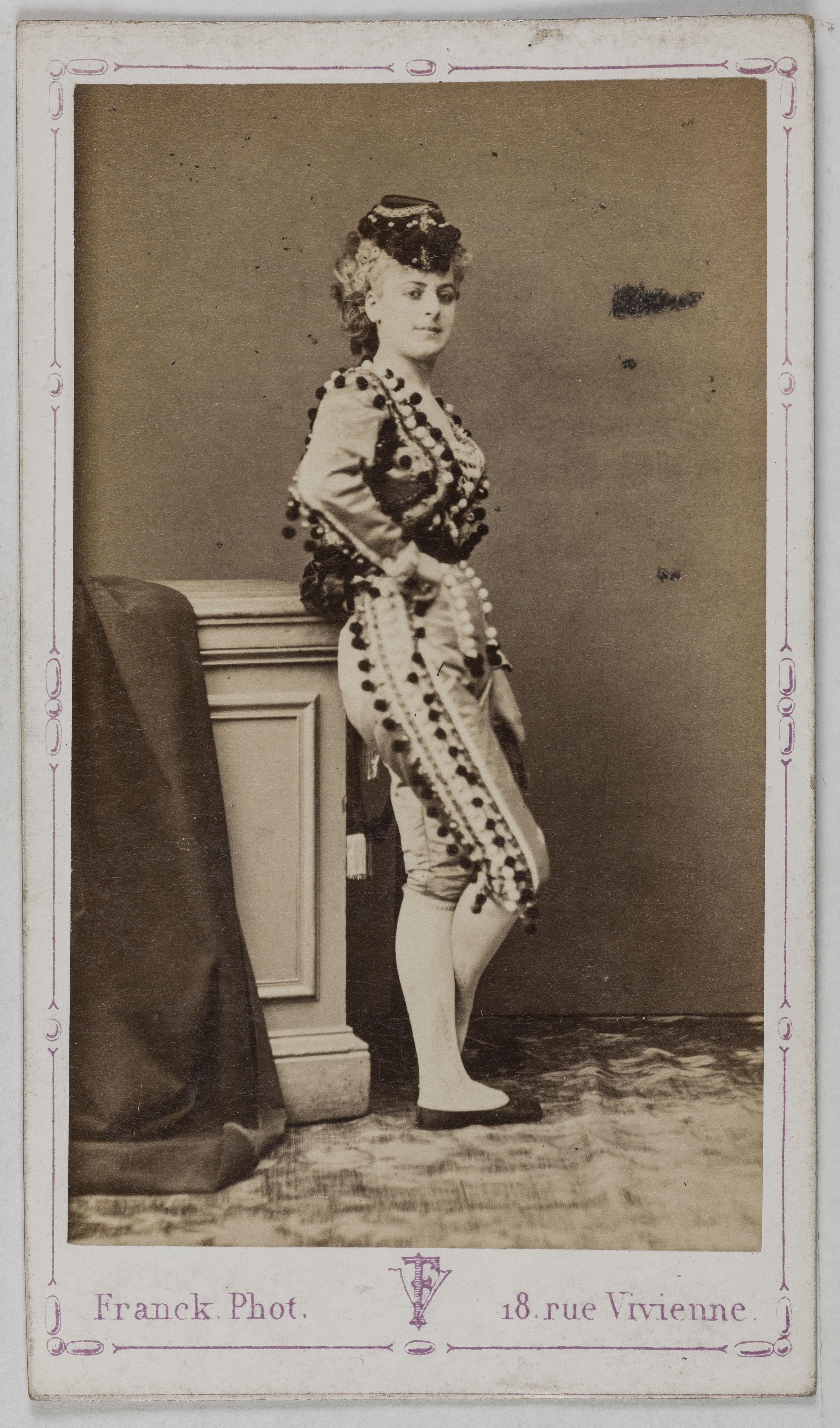 Franck, Portrait de Jourdain (actrice ?)