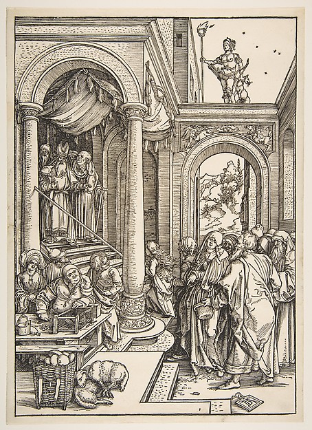 Albrecht Dürer, The Presentation of the Virgin in the Temple, from "The Life of the Virgin"