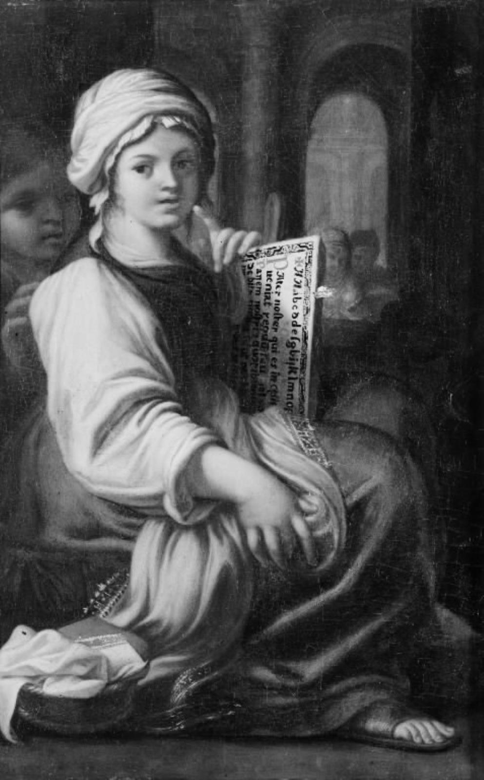 Bartolomeo Schedoni, En pige med et fibelbræt
