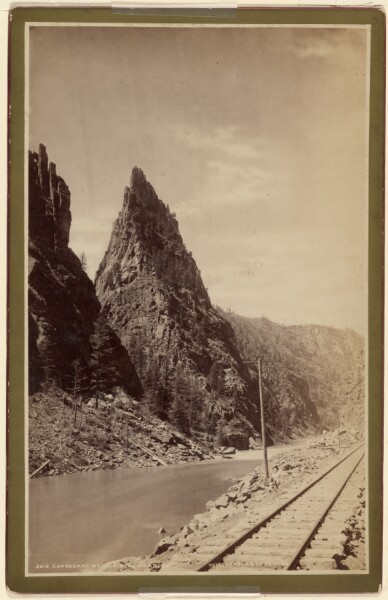 William Henry Jackson, [The Curecanti Needle, Black Cañon of the Gunnison River, Colorado]