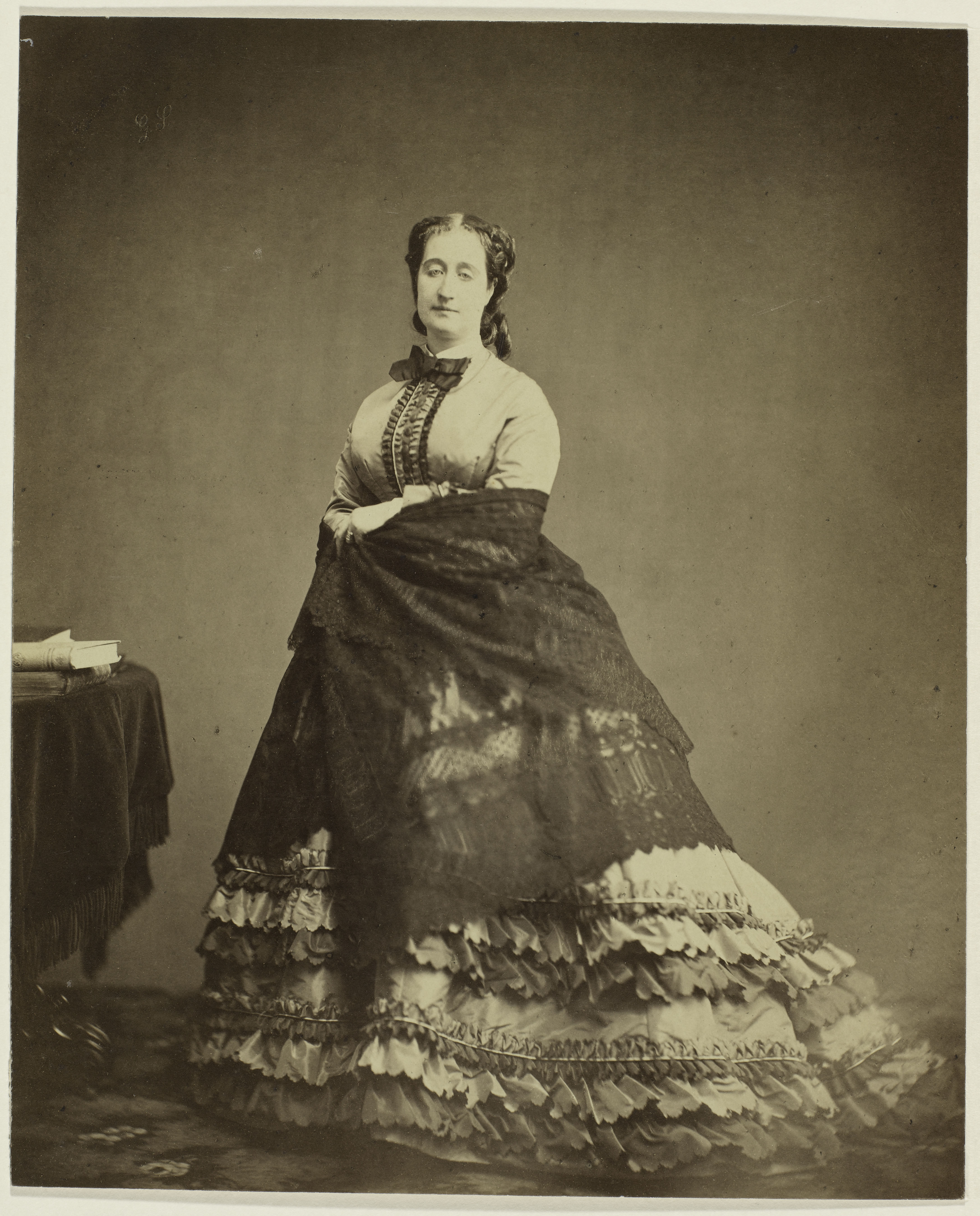 Anonyme, Portrait de l'Impératrice Eugénie (1826-1920), femme de Napoléon III.