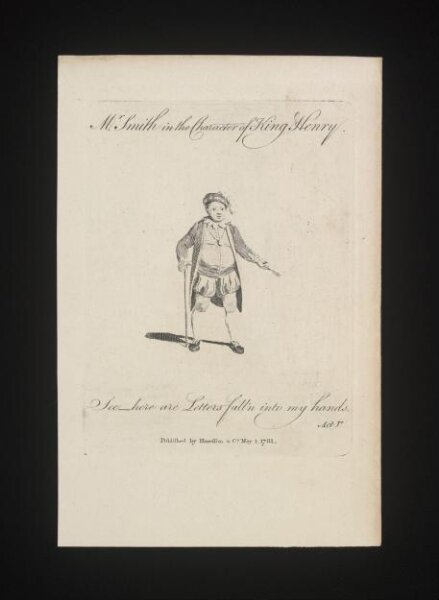 unknown, Mr Smith in the character of King Henry