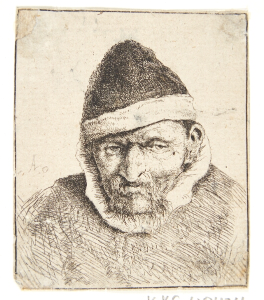 Adriaen van Ostade, Bonde med spids pelshue
