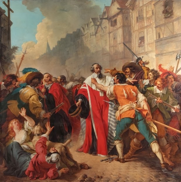 François-André Vincent, President Molé Confronted by Insurgents