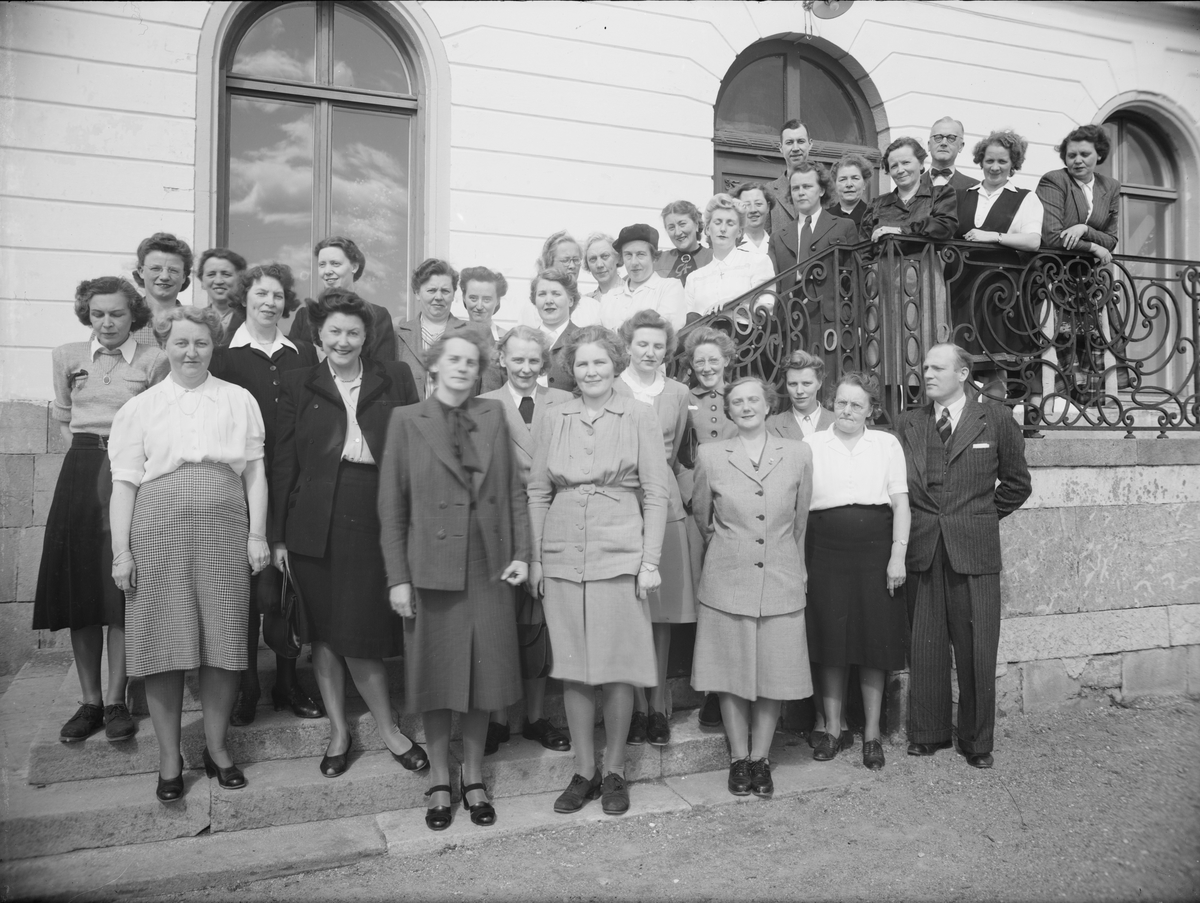 Skötsner-Edhlund, Grupporträtt - högerpartiets medborgarskola, Gimo herrgård, Uppland