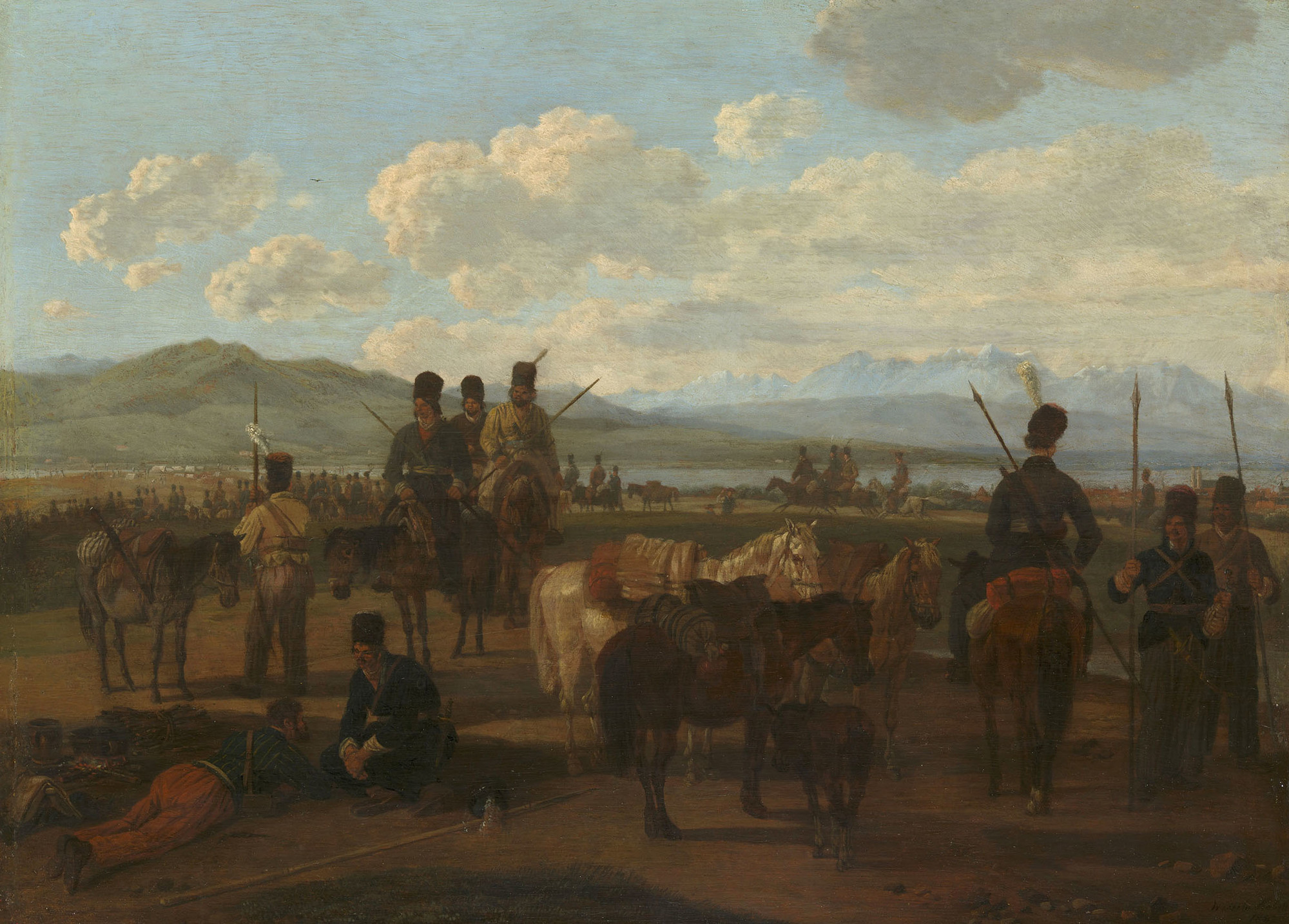 Wilhelm von Kobell, Bivouac of Cossacks