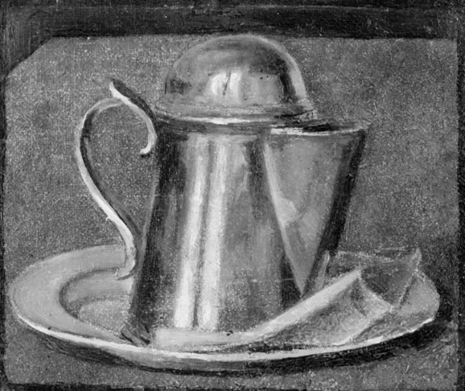 Lorenz Frølich, En barberkande af tin