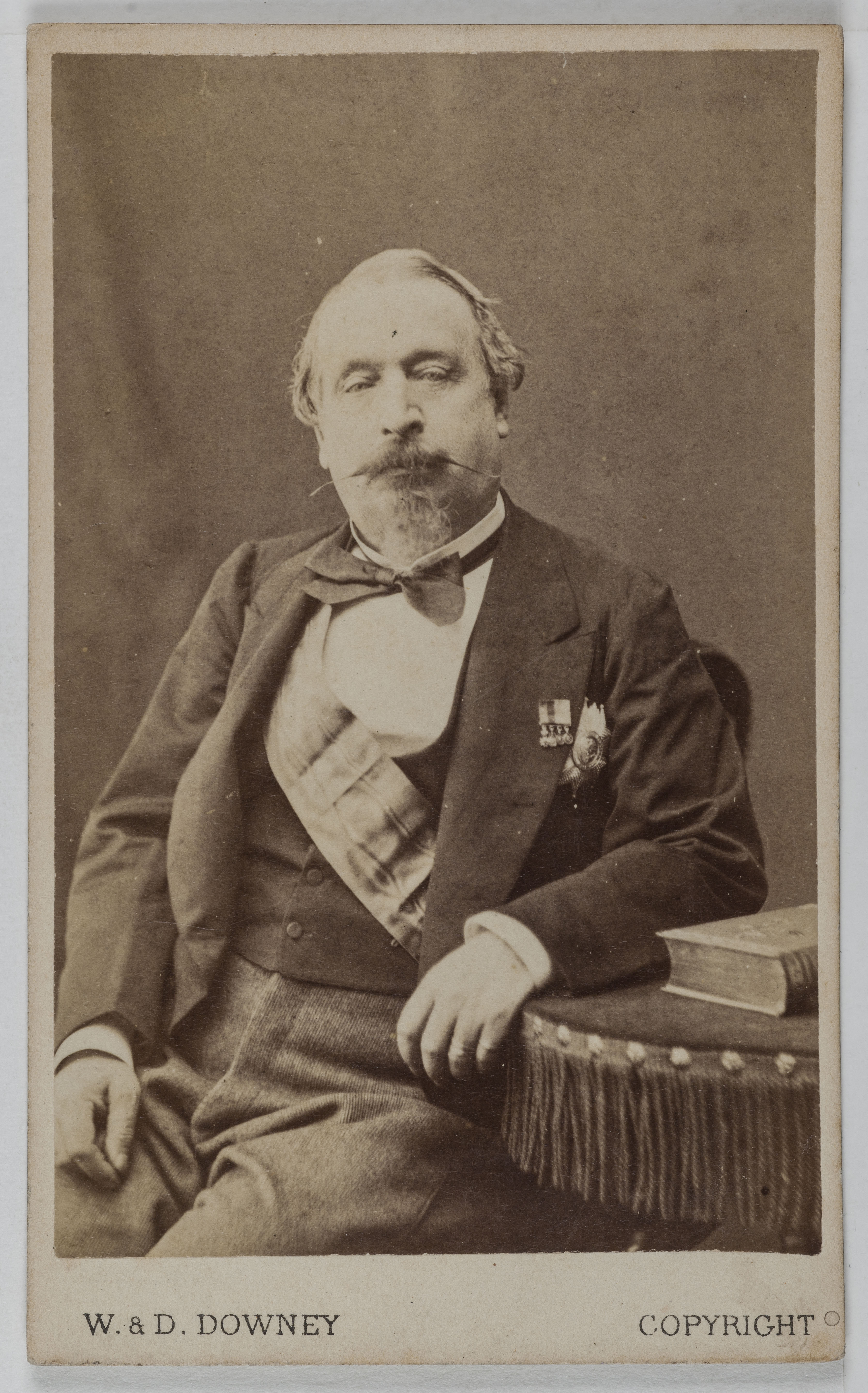 W. & D. Downey, Portrait de Charles Louis Napoléon Bonaparte (1808-1873), dit Napoléon III, Empereur des Français.