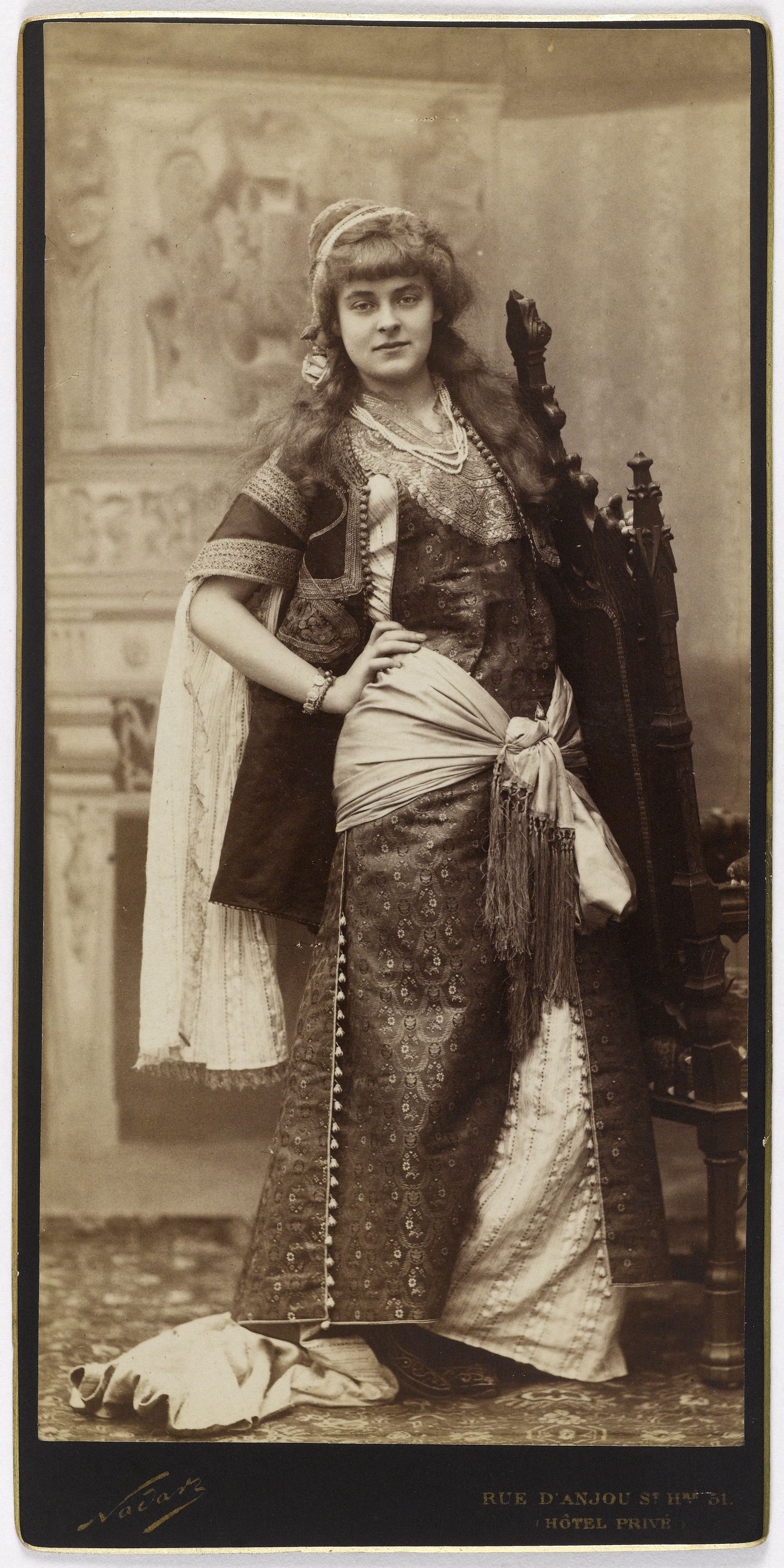 Atelier Nadar, Portrait de Feyghine (Julie Feigin, dite), (1863-1882), actrice russe