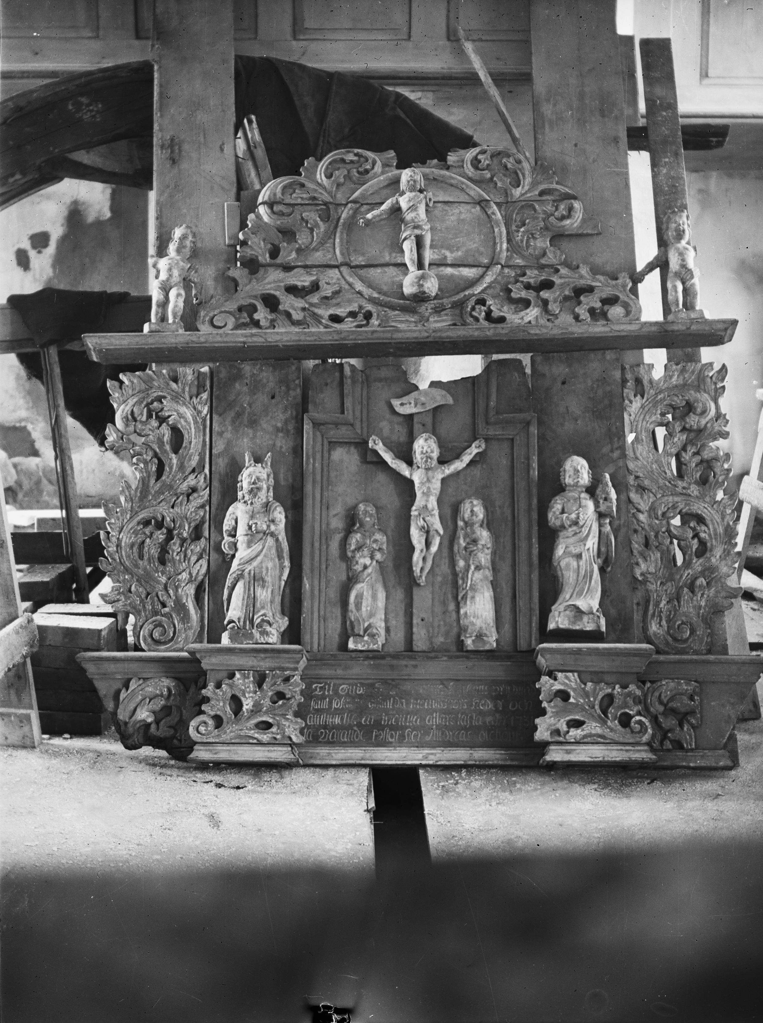Olle Hellström, Vårkumla kyrka
