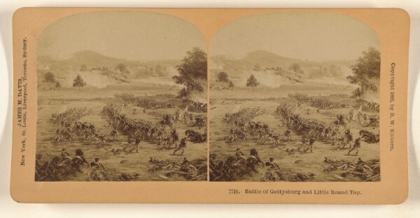 Benjamin West Kilburn, Battle of Gettysburg and Little Round Top.