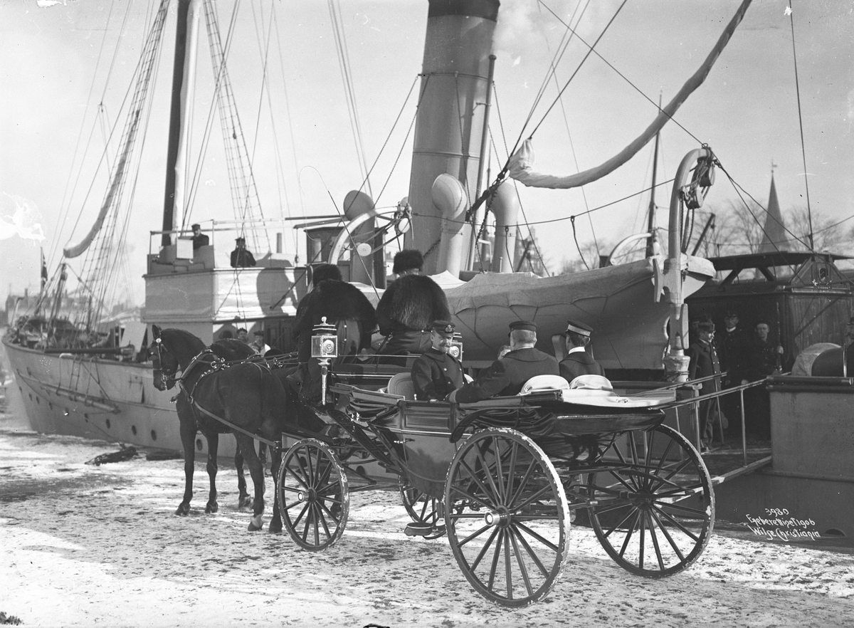 Anders Beer Wilse, Prot: Kongens Avreise fra Christiania Heimdal