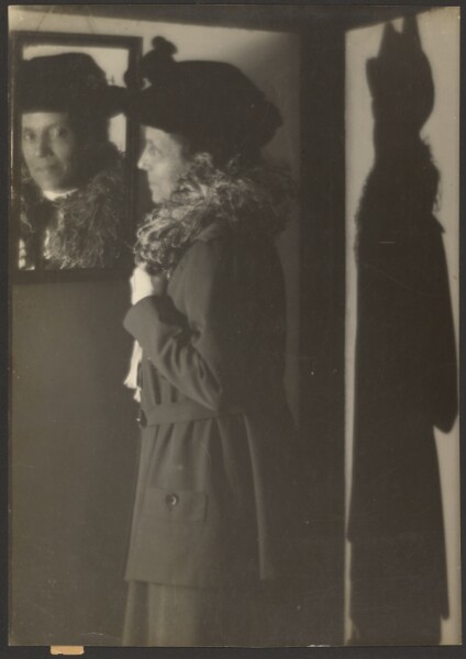 Louis Fleckenstein, [Portrait of a Woman, Her Reflection, and Shadow]