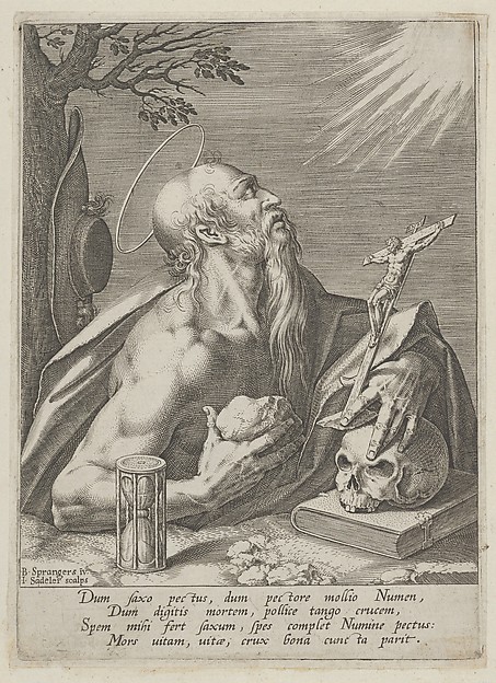 Johann Sadeler I, Saint Jerome