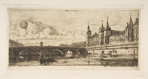 Charles Meryon, Pont-au-change, Paris