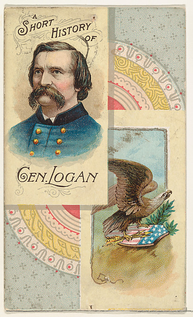 W. Duke, Sons & Co., A Short History: General John Logan, from the Histories of Generals series (N114) issued by W. Duke, Sons & Co. to promote Honest Long Cut Smoking and Chewing Tobacco