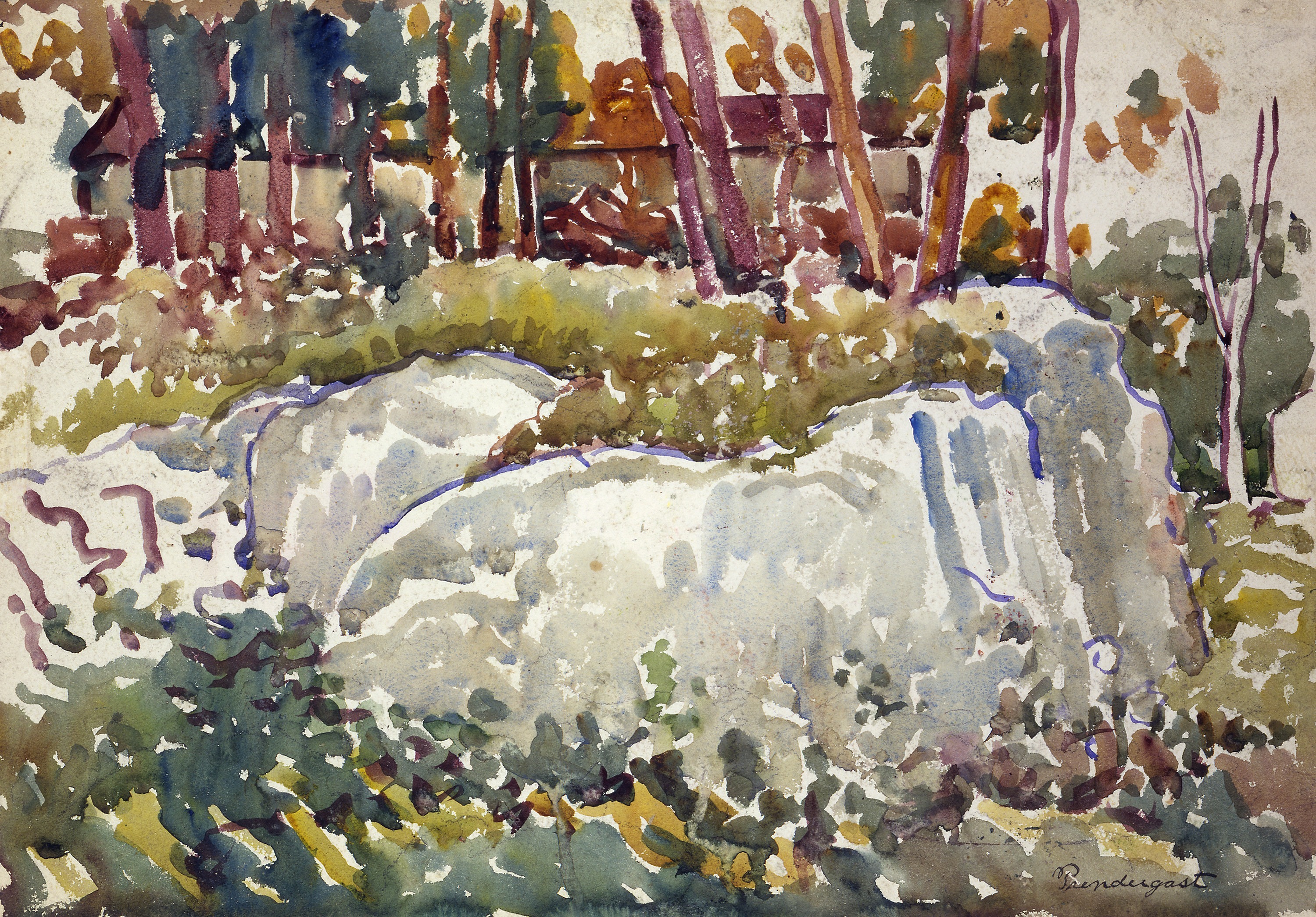 Maurice Prendergast, Rocks, Maine
