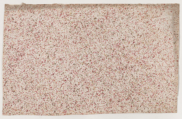 Anonymous, Sheet with an overall red speckle pattern