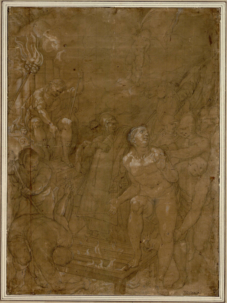 Anonym, Marter des heiligen Laurentius
