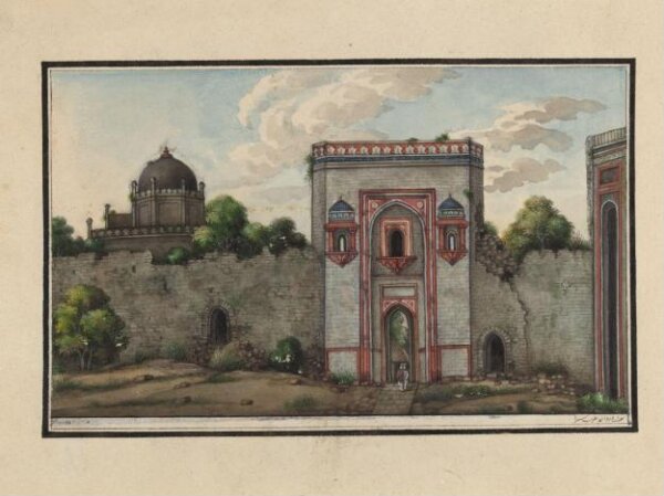 Unknown, Sixty drawings of Mughal monuments and architectural details.