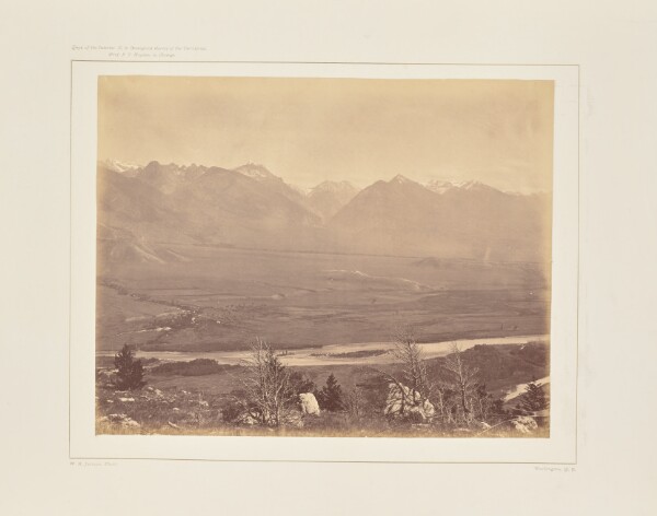 William Henry Jackson, Panoramic View of the Valley of The Yellowstone, No. 2