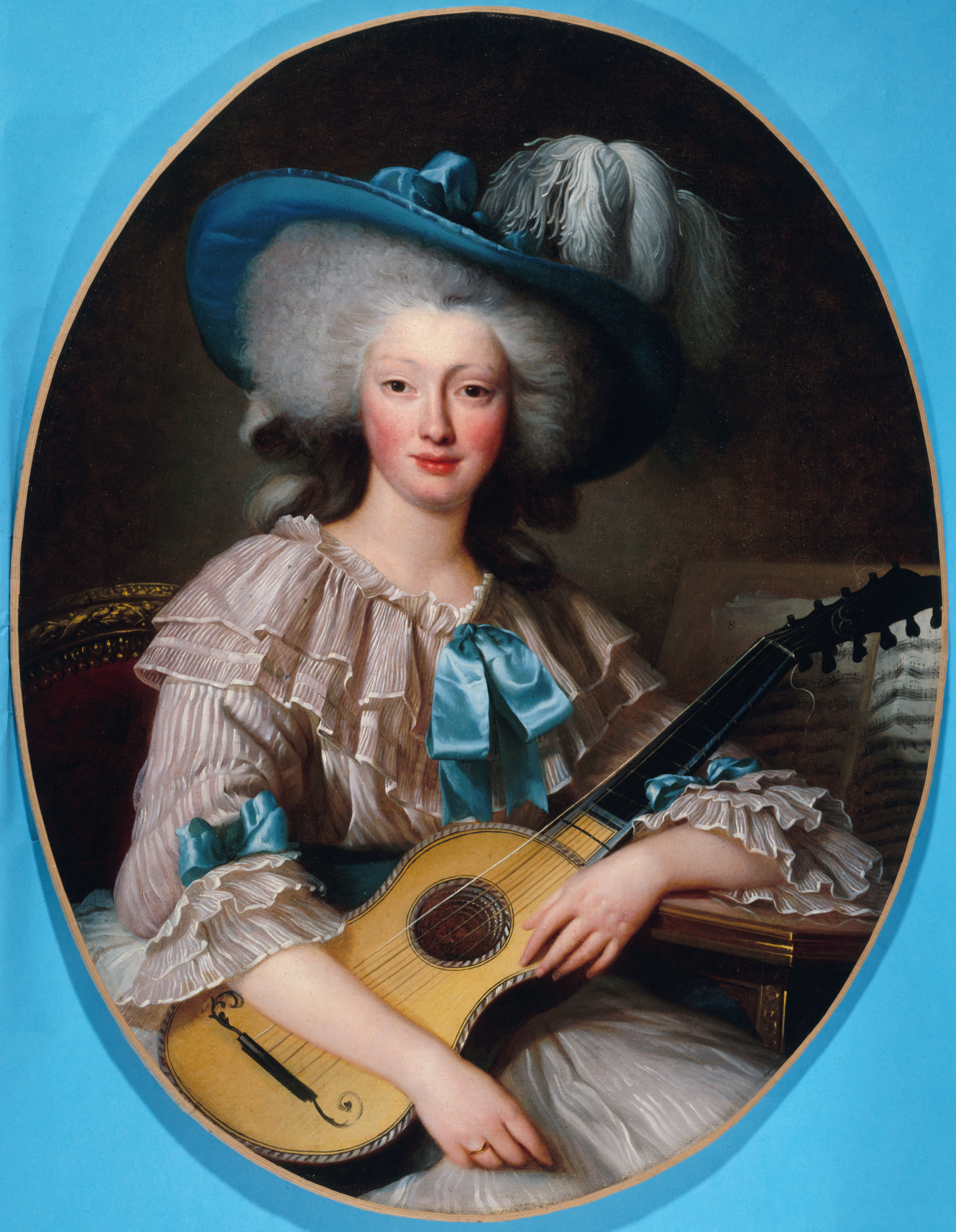 Anonyme, Portrait de Félicité-Louise de Frézals (1765-1854), née Esmangard de Beauval, dame d'atour de Marie-Antoinette