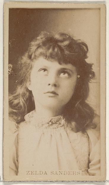 Allen & Ginter, Zelda Sanders, from the Actors and Actresses series (N45, Type 8) for Virginia Brights Cigarettes