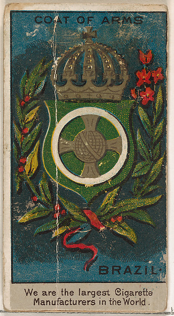 W. Duke, Sons & Co., Pedro II, Emperor of Brazil, from the Rulers, Flags, and Coats of Arms series (N126-2) issued by W. Duke, Sons & Co.