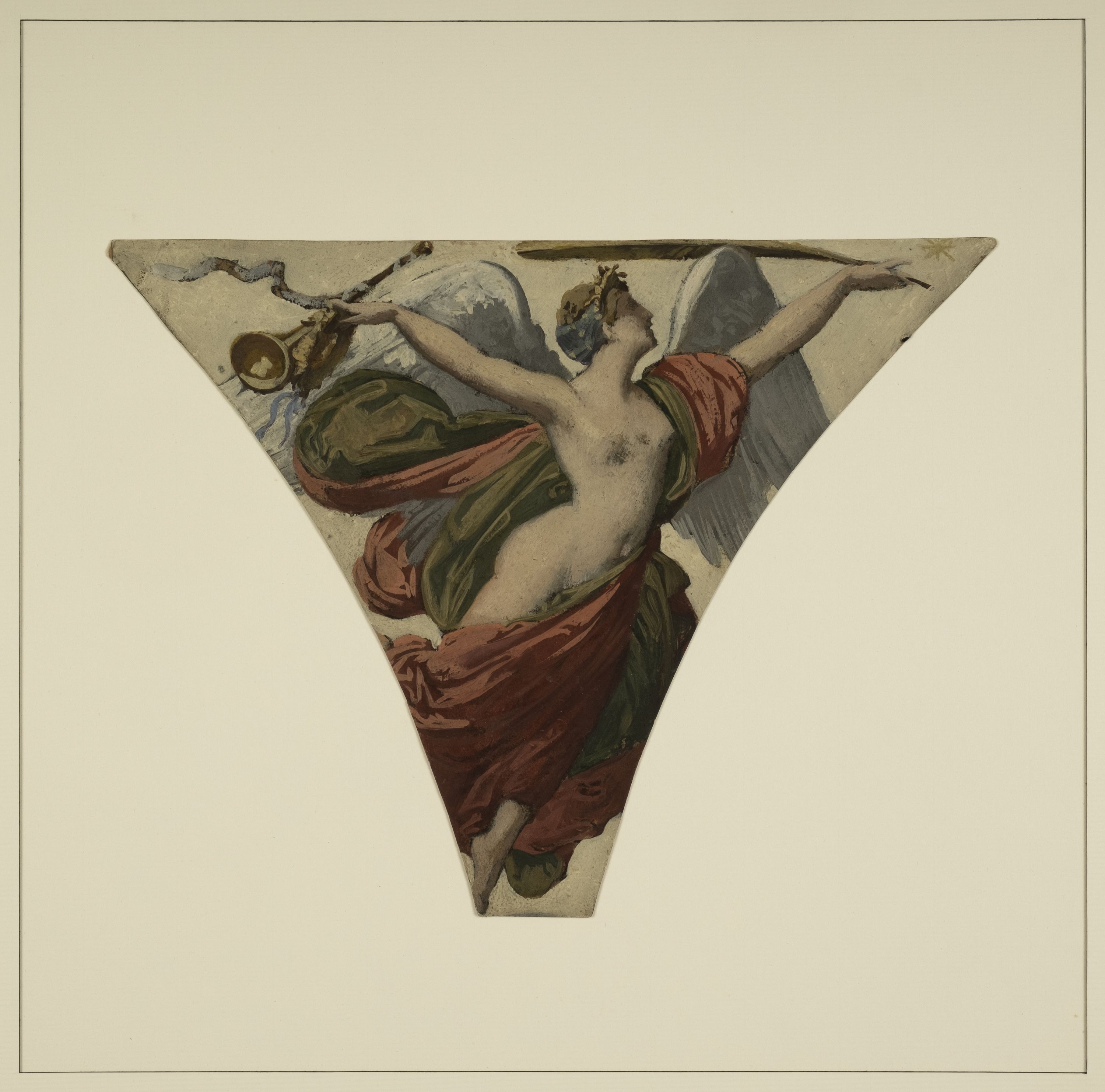 Henri Lehmann, Esquisse pour la grande galerie des Fêtes de l'ancien Hôtel de Ville de Paris : La Gloire (Ostendit ad astra viam)