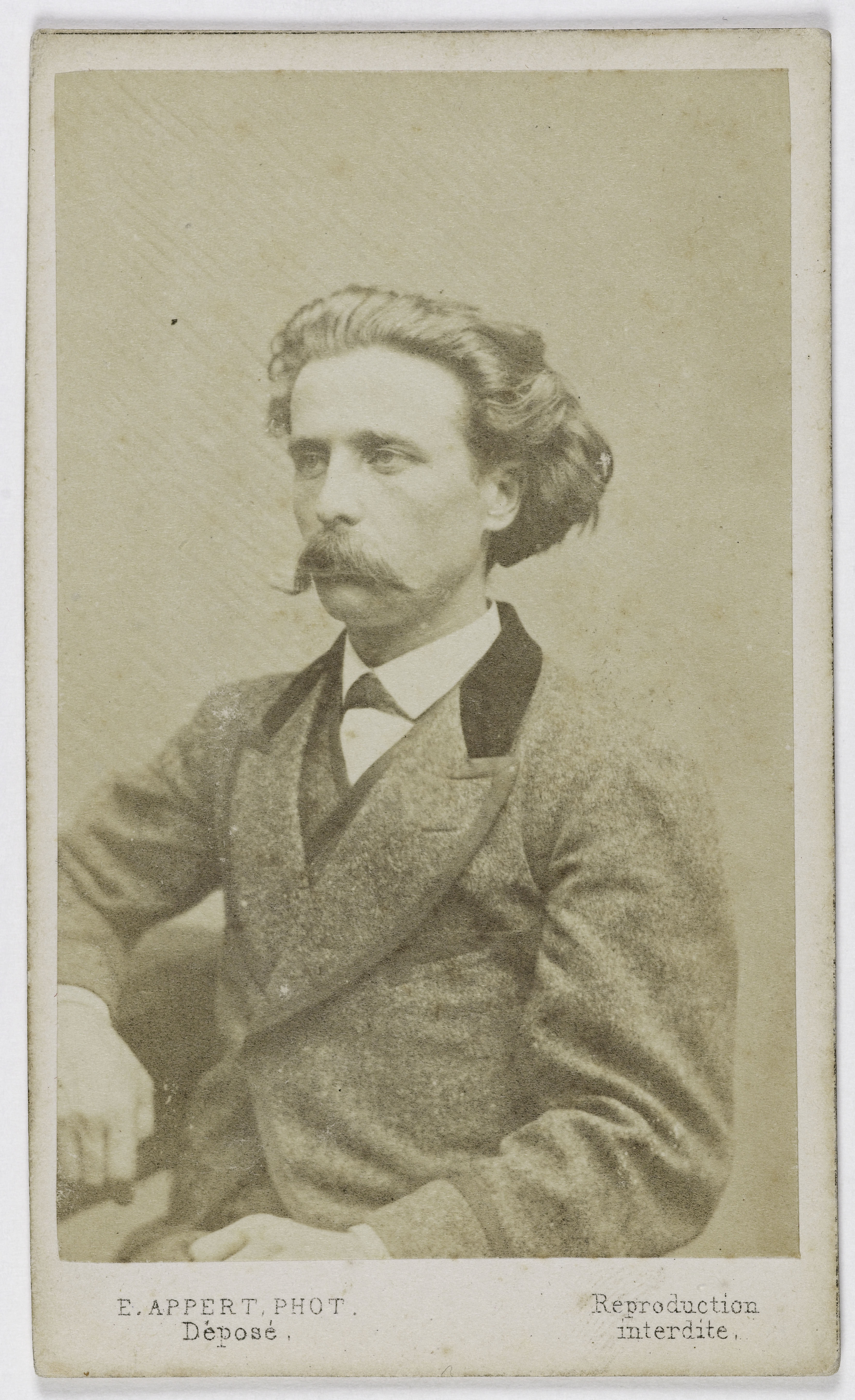 Ernest Charles Appert, Portrait d'Aminthe Dupont (employé au Crédit Foncier, membre de la Commune)
