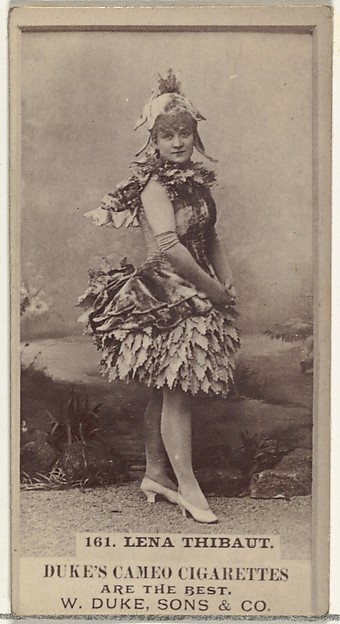 W. Duke, Sons & Co., Card Number 161, Lena Thibaut, from the Actors and Actresses series (N145-5) issued by Duke Sons & Co. to promote Cameo Cigarettes