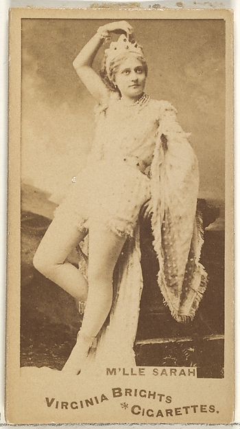Allen & Ginter, M'lle Sarah, from the Actors and Actresses series (N45, Type 1) for Virginia Brights Cigarettes