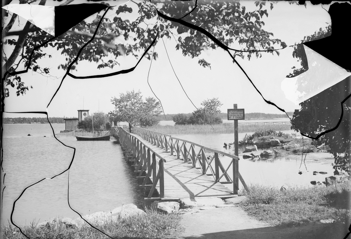 Skötsner-Edhlund, Bron över till Kallbadhuset, Östhammar, Uppland