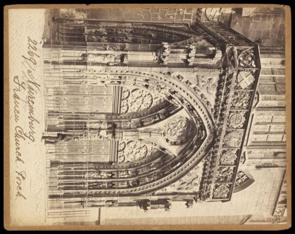 Francis Frith, Nuremburg.  Frauen Church Porch