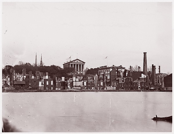 Alexander Gardner, Ruins on North Bank of Canal, Richmond