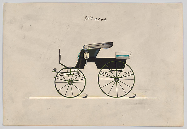 Brewster & Co., Design for Stanhope Phaeton, no. 3244
