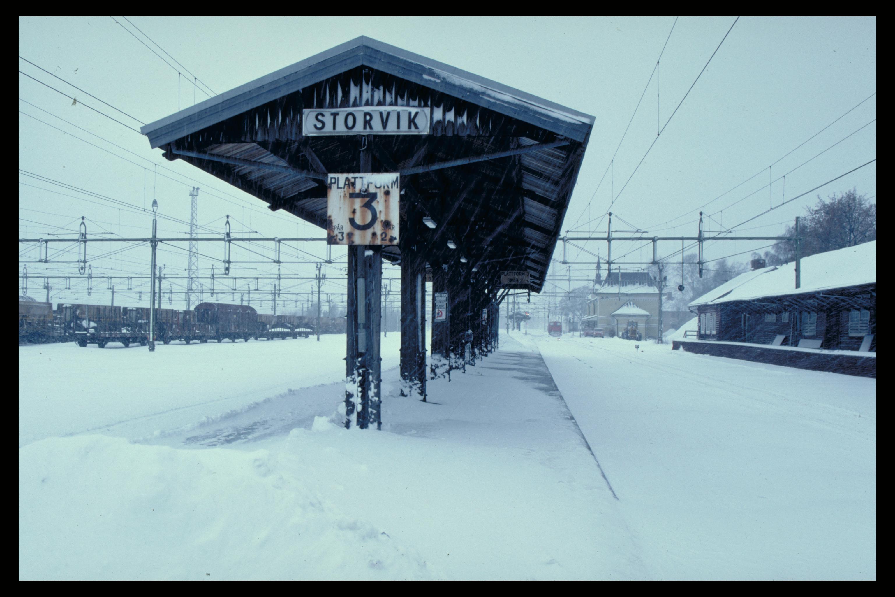 Pål-Nils Nilsson, Storvik järnvägsstation