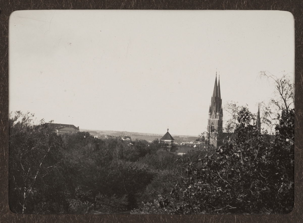 August Fredrik Schagerström, "Upsala. Från Slottsklock-backen", Uppsala 1918